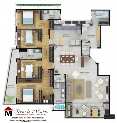 Imagem Cobertura com 3 Quartos à Venda, 461 m² em Pio Corrêa - Criciúma Imagem Cobertura com 3 Quartos à Venda, 461 m² em Pio Corrêa - Criciúma