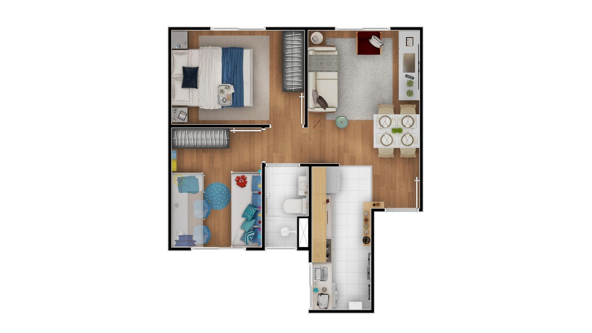 Imagem Apartamento com 2 Quartos à Venda, 45 m²em Barra de Jangada - Jaboatão dos Guararapes Imagem Apartamento com 2 Quartos à Venda, 45 m²em Barra de Jangada - Jaboatão dos Guararapes
