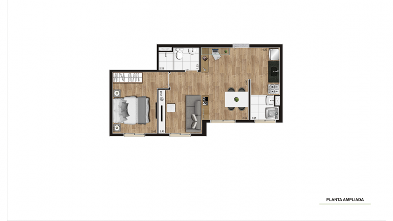 Imagem Apartamento com 2 Quartos à Venda, 41 m² em Parque Arariba - São Paulo Imagem Apartamento com 2 Quartos à Venda, 41 m² em Parque Arariba - São Paulo