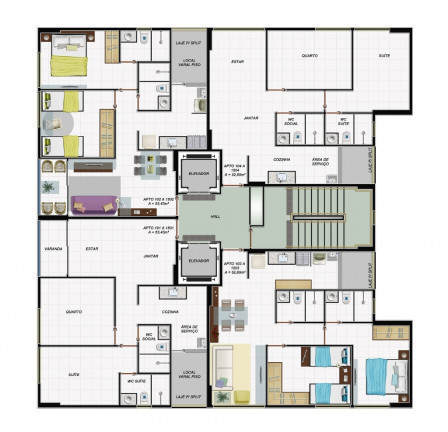 Imagem Apartamento com 2 Quartos à Venda, 56 m² em Piedade - Jaboatão dos Guararapes