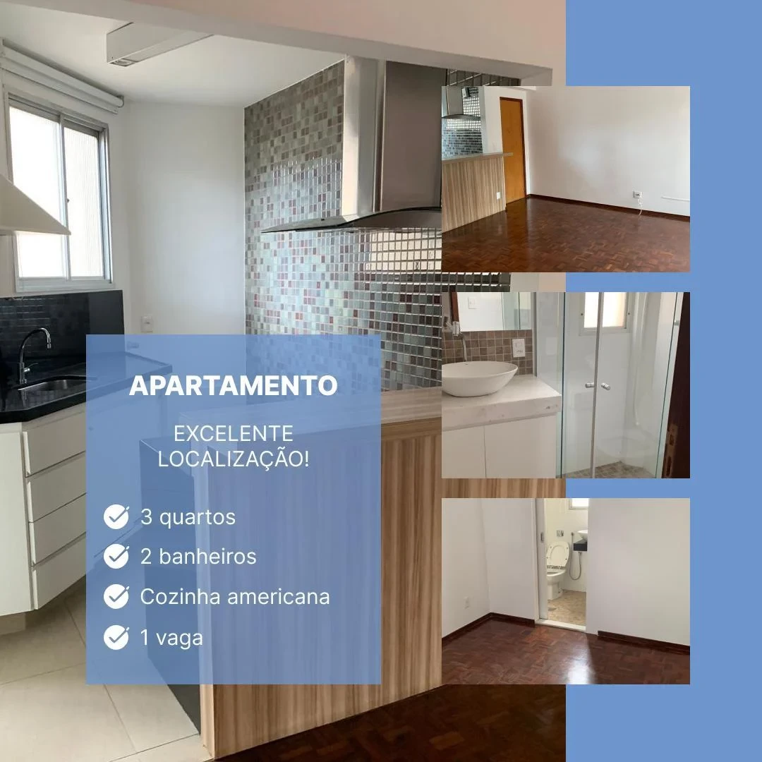 Apartamento com 3 Quartos à Venda, 100 m² em Colégio Batista - Belo Horizonte
