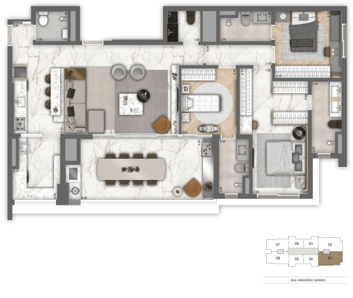 Imagem Apartamento com 3 Quartos à Venda, 131 m²em Vila Mariana - São Paulo