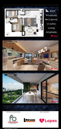 Imagem Apartamento com 3 Quartos à Venda, 87 m² em Vila Bastos - Santo André Imagem Apartamento com 3 Quartos à Venda, 87 m² em Vila Bastos - Santo André