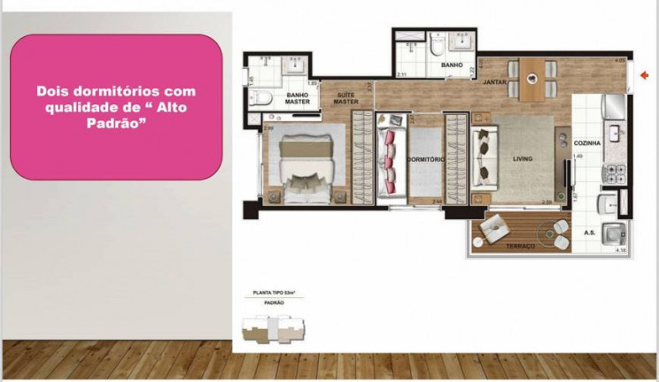 Imagem Apartamento com 2 Quartos à Venda, 53 m² em Jardim Vila Mariana - São Paulo Imagem Apartamento com 2 Quartos à Venda, 53 m² em Jardim Vila Mariana - São Paulo