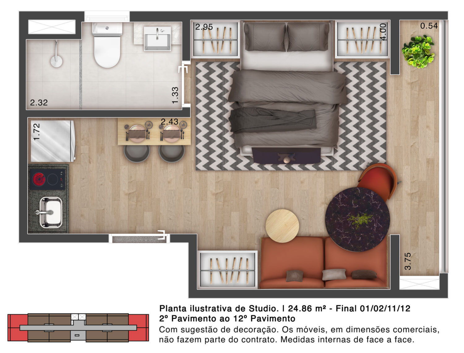 Imagem Studio com 1 Quarto à Venda, 24 m²em Saúde - São Paulo