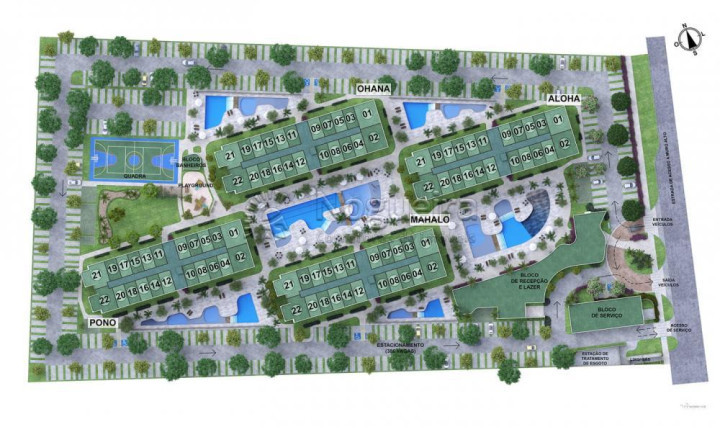 Imagem Apartamento com 1 Quarto à Venda, 30 m² em Muro Alto - Ipojuca