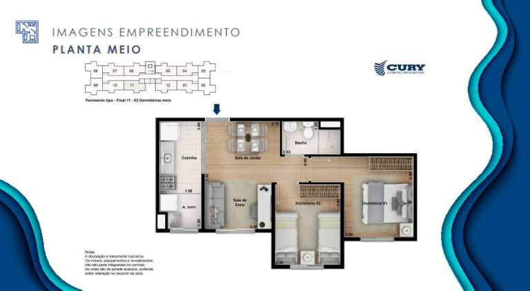 Imagem Apartamento com 2 Quartos à Venda, 40 m² em Parque São Jorge - São Paulo
