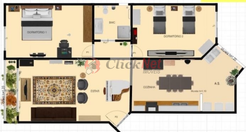 Imagem Apartamento com 2 Quartos à Venda, 45 m²em Independência - São Bernardo do Campo