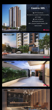 Imagem Apartamento com 3 Quartos à Venda, 87 m² em Vila Bastos - Santo André Imagem Apartamento com 3 Quartos à Venda, 87 m² em Vila Bastos - Santo André