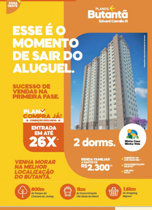 Apartamento com 2 Quartos à Venda, 32 m² em Jardim Celeste - São Paulo