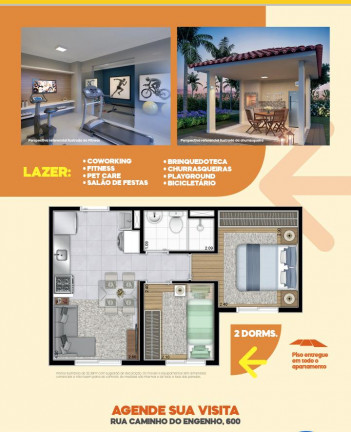 Imagem Apartamento com 2 Quartos à Venda, 32 m² em Jardim Celeste - São Paulo