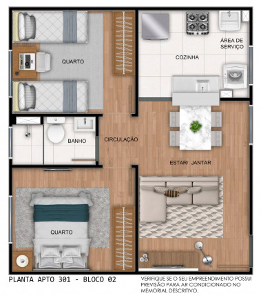 Imagem Apartamento com 2 Quartos à Venda, 50 m² em Pitimbu - Natal Imagem Apartamento com 2 Quartos à Venda, 50 m² em Pitimbu - Natal