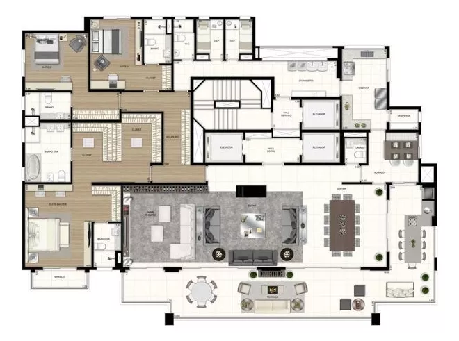 Imagem Apartamento com 4 Quartos à Venda, 404 m²em Indianópolis - São Paulo Imagem Apartamento com 4 Quartos à Venda, 404 m²em Indianópolis - São Paulo