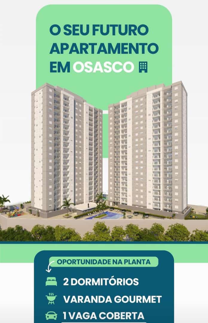 Apartamento com 2 Quartos à Venda, 49 m²em São Pedro - Osasco