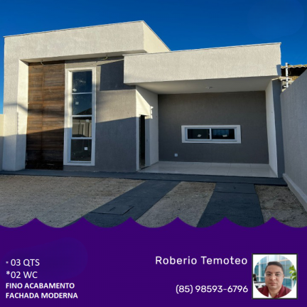 Casa com 3 Quartos à Venda, 100 m² em Siqueira - Fortaleza