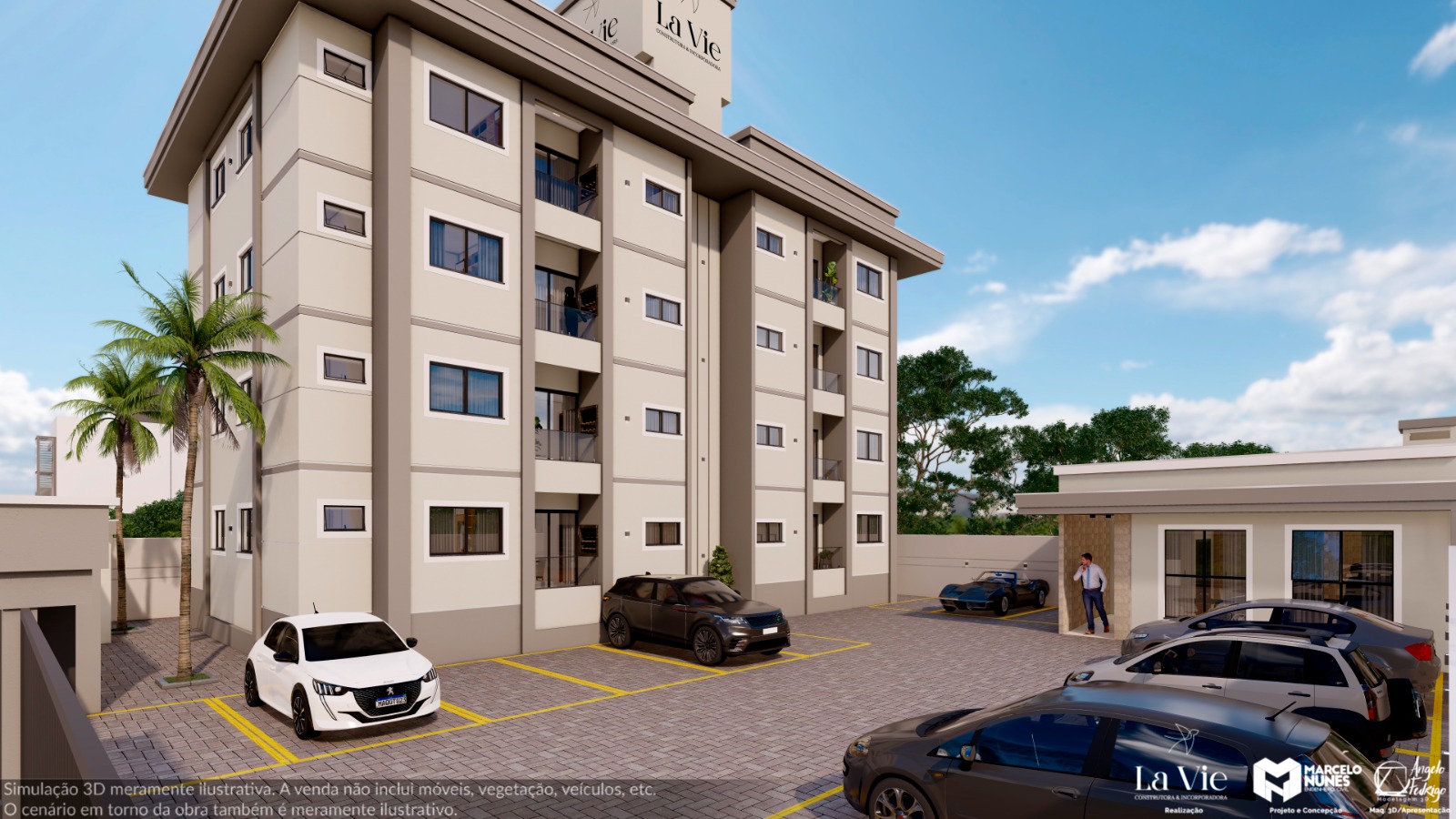 Imagem Apartamento com 2 Quartos à Venda, 53 m²em Areias - Tijucas