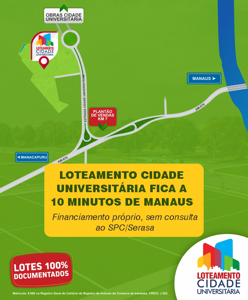 Imagem Terreno à Venda, 250 m²em Paricatuba - Iranduba Imagem Terreno à Venda, 250 m²em Paricatuba - Iranduba