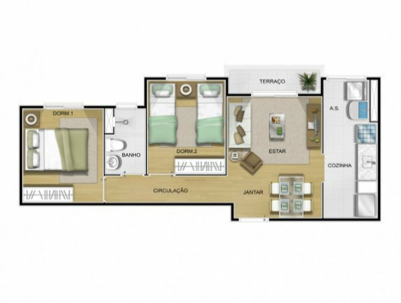 Imagem Apartamento com 2 Quartos à Venda, 50 m² em Jardim Norma - São Paulo Imagem Apartamento com 2 Quartos à Venda, 50 m² em Jardim Norma - São Paulo