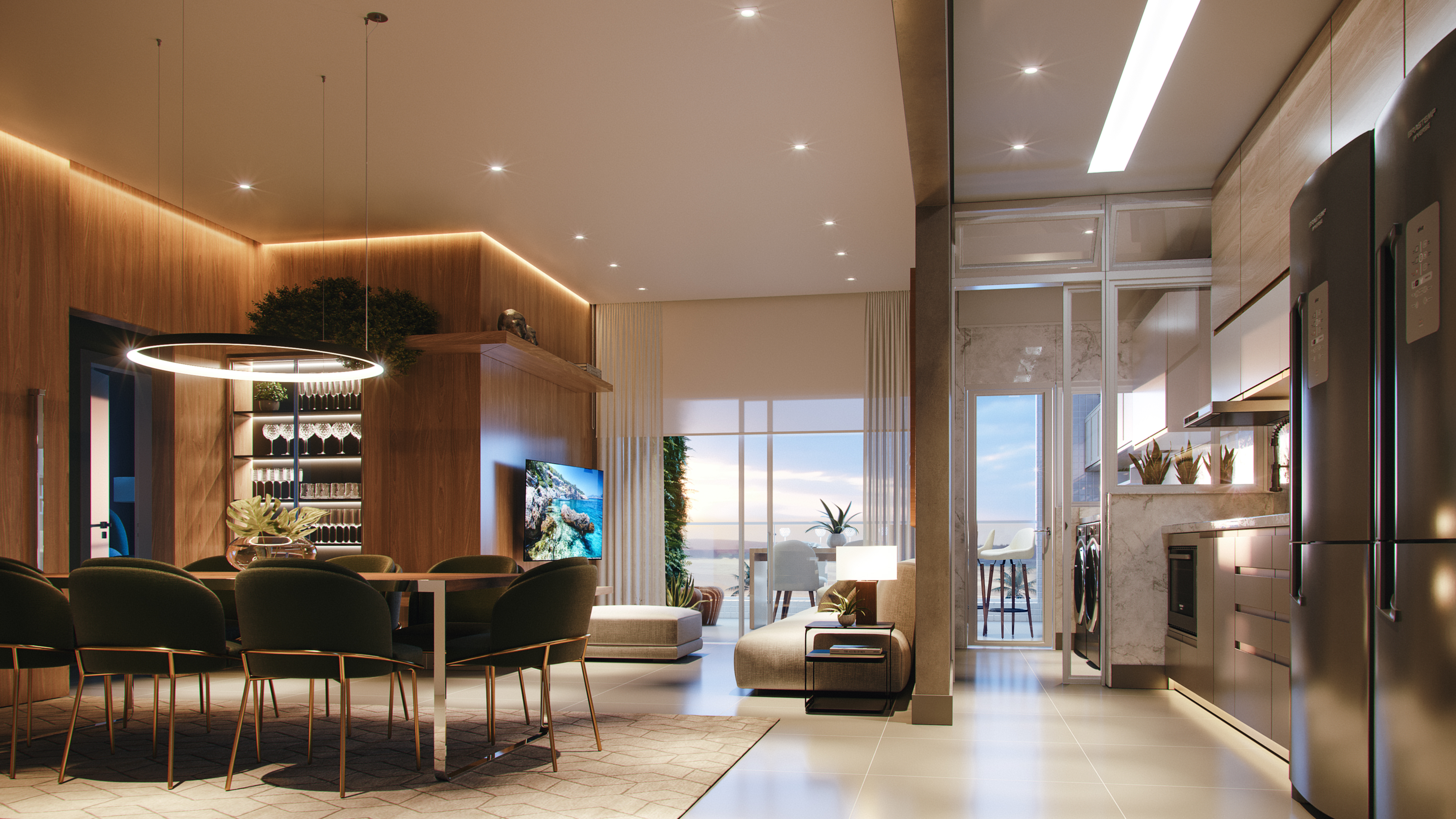 Imagem Apartamento com 2 Quartos à Venda, 78 m²em Centro  - Mongaguá