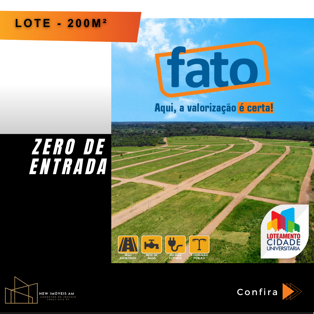 Imagem Terreno à Venda, 250 m²em Paricatuba - Iranduba Imagem Terreno à Venda, 250 m²em Paricatuba - Iranduba