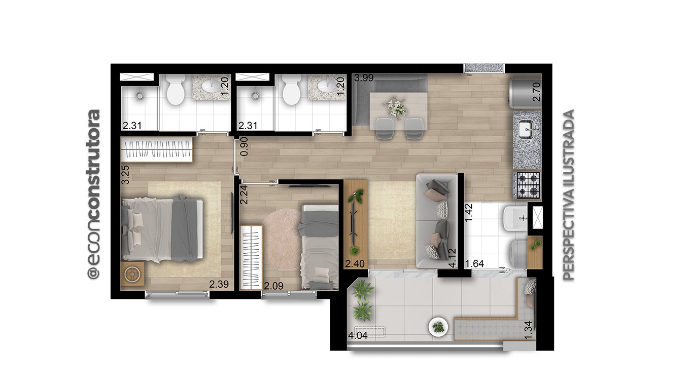 Imagem Apartamento com 2 Quartos à Venda, 49 m² em Chácara Califórnia - São Paulo Imagem Apartamento com 2 Quartos à Venda, 49 m² em Chácara Califórnia - São Paulo