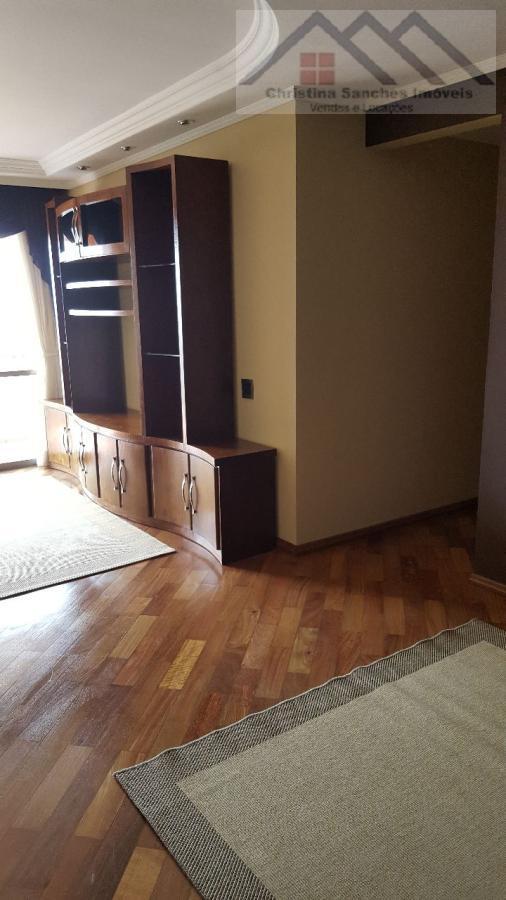 Imagem Apartamento com 3 Quartos para Alugar, 100 m²em Vila Bastos - Santo André