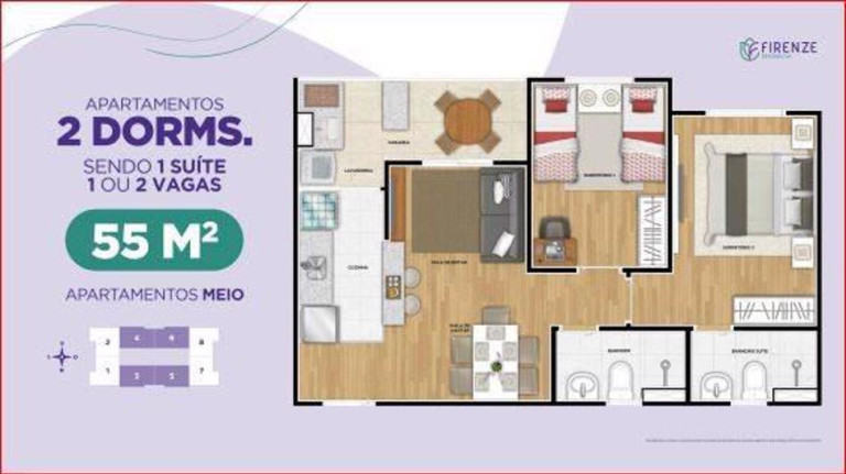 Imagem Apartamento com 2 Quartos à Venda ou Temporada, 55 m²em São Pedro - Osasco