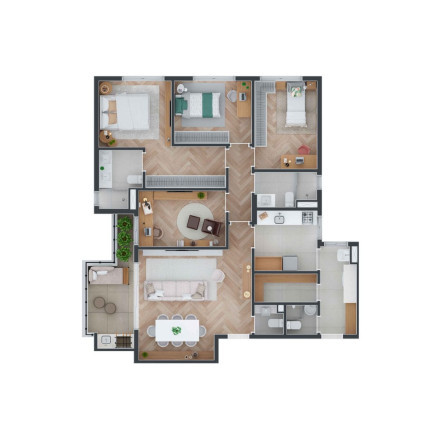 Imagem Apartamento com 4 Quartos à Venda,  em Vila Izabel - Curitiba