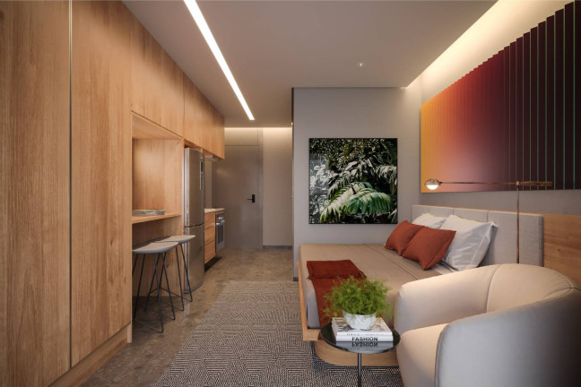 Imagem Studio com 1 Quarto à Venda ou Temporada, 28 m²em Brooklin Novo - São Paulo Imagem Studio com 1 Quarto à Venda ou Temporada, 28 m²em Brooklin Novo - São Paulo