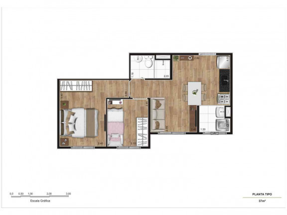 Imagem Apartamento com 2 Quartos à Venda, 37 m² em Cidade Satélite Santa Bárbara - São Paulo Imagem Apartamento com 2 Quartos à Venda, 37 m² em Cidade Satélite Santa Bárbara - São Paulo