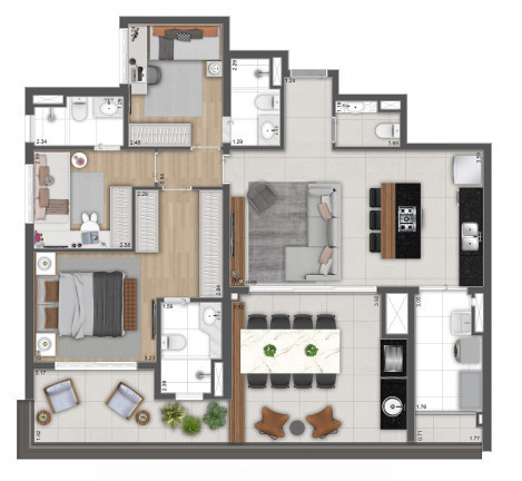 Imagem Apartamento com 3 Quartos à Venda, 120 m² em Santo Amaro - São Paulo Imagem Apartamento com 3 Quartos à Venda, 120 m² em Santo Amaro - São Paulo