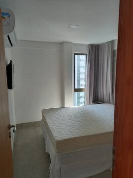 Imagem Flat com 1 Quarto para Alugar, 28 m² em Boa Viagem - Recife Imagem Flat com 1 Quarto para Alugar, 28 m² em Boa Viagem - Recife