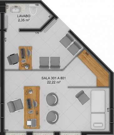Imagem Sala Comercial à Venda, 34 m²em Centro - Criciúma Imagem Sala Comercial à Venda, 34 m²em Centro - Criciúma