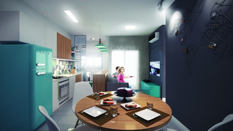 Imagem Apartamento com 2 Quartos à Venda, 53 m² em Rio Maina - Criciúma Imagem Apartamento com 2 Quartos à Venda, 53 m² em Rio Maina - Criciúma