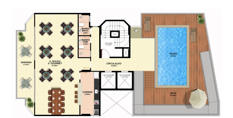 Imagem Apartamento com 2 Quartos à Venda, 53 m² em Nossa Senhora da Penha - Vila Velha
