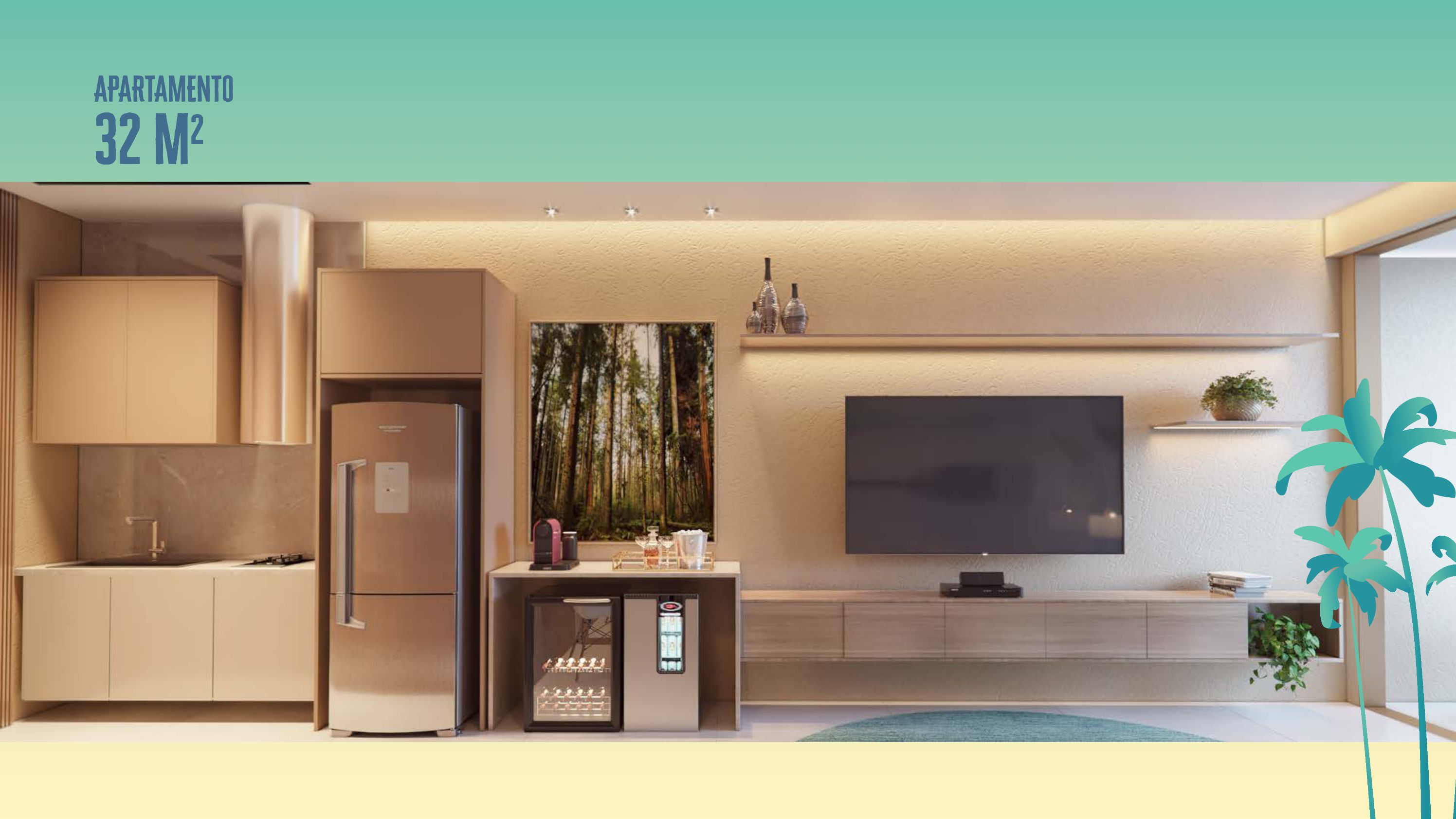 Imagem Apartamento com 2 Quartos à Venda, 63 m² em Praia Carneiros - Tamandaré