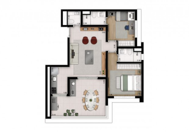 Imagem Apartamento com 1 Quarto à Venda, em Vila Clementino - São Paulo Imagem Apartamento com 1 Quarto à Venda, em Vila Clementino - São Paulo