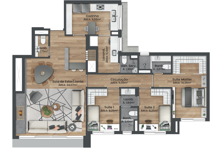 Imagem Apartamento com 3 Quartos à Venda, 208 m² em Mont Serrat - Porto Alegre Imagem Apartamento com 3 Quartos à Venda, 208 m² em Mont Serrat - Porto Alegre