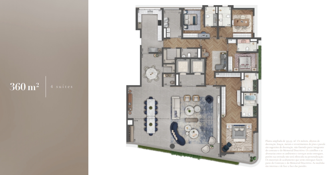 Apartamento com 4 Quartos à Venda, 360 m²em Indianópolis - São Paulo