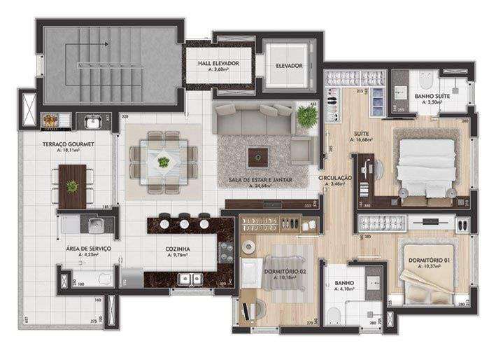 Imagem Apartamento com 3 Quartos à Venda, 120 m² em Sanvitto - Caxias Do Sul Imagem Apartamento com 3 Quartos à Venda, 120 m² em Sanvitto - Caxias Do Sul