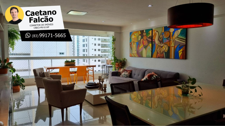 Imagem Apartamento com 3 Quartos à Venda, 127 m² em Tambaú - João Pessoa