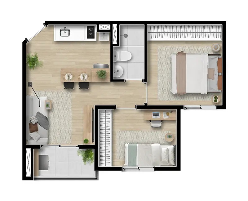 Imagem Apartamento com 2 Quartos à Venda, 37 m²em Santa Efigênia - São Paulo Imagem Apartamento com 2 Quartos à Venda, 37 m²em Santa Efigênia - São Paulo