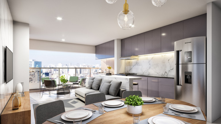 Imagem Apartamento com 2 Quartos à Venda, 74 m² em Mirandópolis - São Paulo