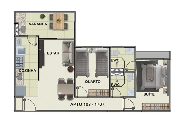 Imagem Apartamento com 3 Quartos à Venda, 77 m² em Centro - Paulista