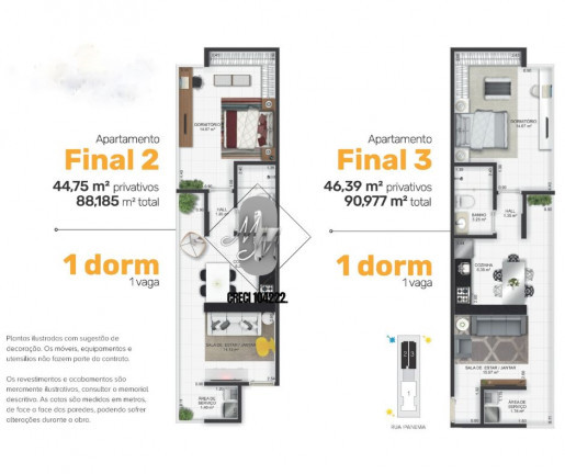 Imagem Apartamento com 2 Quartos à Venda, 93 m² em Guilhermina - Praia Grande