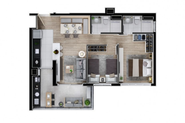 Imagem Apartamento com 2 Quartos à Venda,  em Paraíso - São Paulo