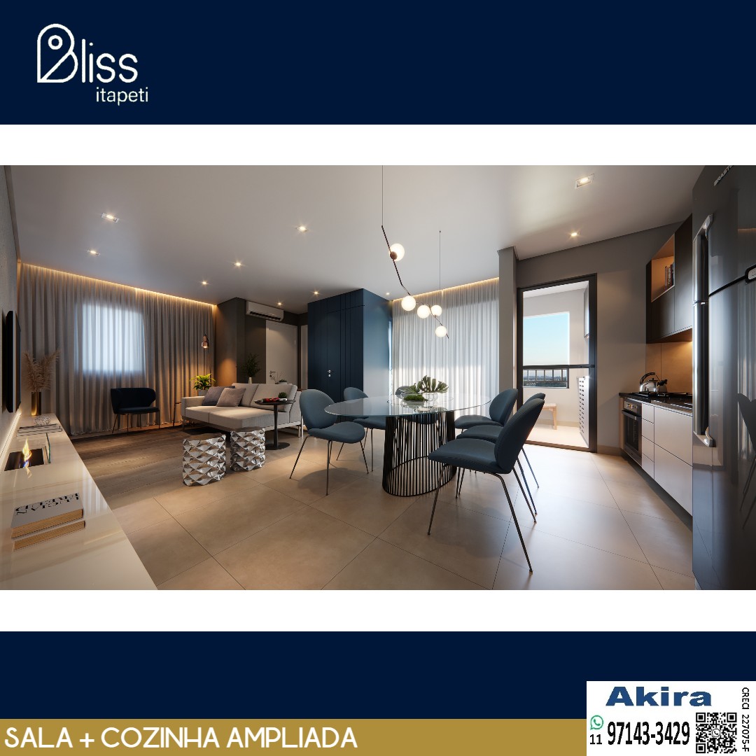 Imagem Apartamento com 2 Quartos à Venda, 56 m²em Mogi Moderno - Mogi das Cruzes