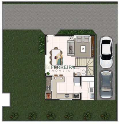 Imagem Sobrado com 3 Quartos à Venda,  em Boa Vista - Curitiba
