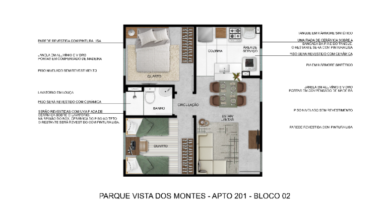 Imagem Apartamento com 2 Quartos à Venda, 45 m² em Cariacica Sede - Cariacica Imagem Apartamento com 2 Quartos à Venda, 45 m² em Cariacica Sede - Cariacica