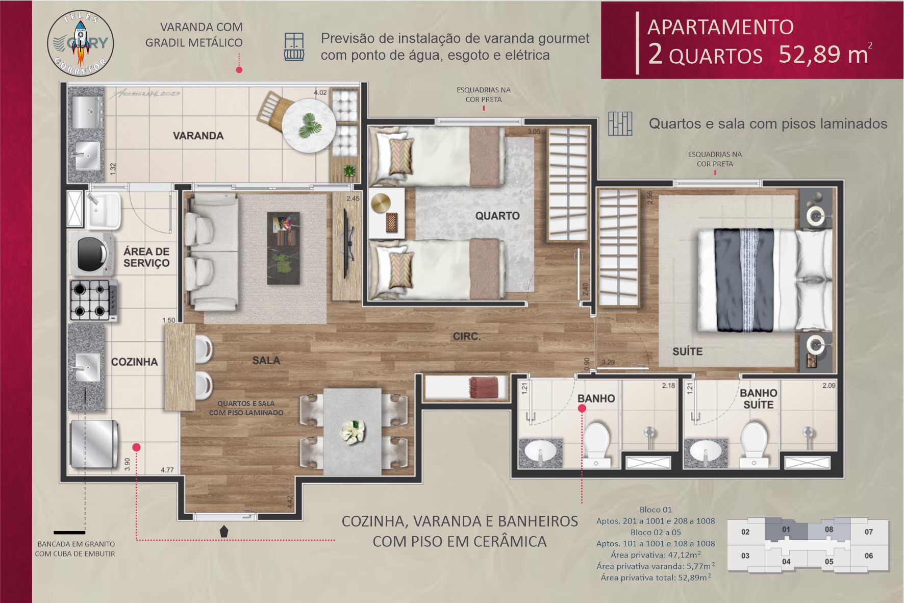 Imagem Edifício Residencial com 3 Quartos à Venda, 52 m²em São Cristóvão - Rio de Janeiro Imagem Edifício Residencial com 3 Quartos à Venda, 52 m²em São Cristóvão - Rio de Janeiro